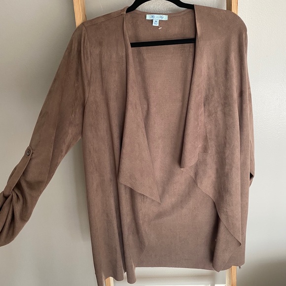 She + Sky Faux Suede Jacket - Picture 2 of 4